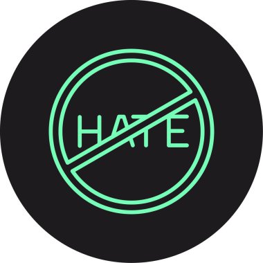 Bir simgesiz vektör illüstrasyonu