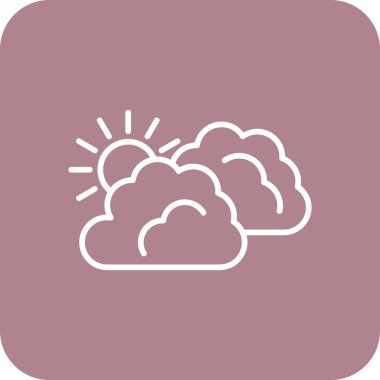 Soyut arkaplanda bulut simgesi izole edildi