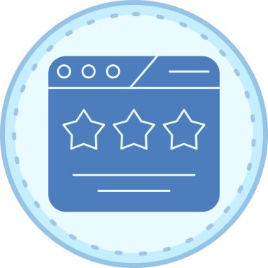 Web simgesi vektör illüstrasyonu