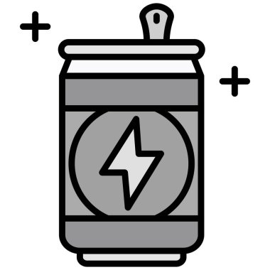 pil enerji ikonu vektör çizimi