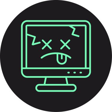 bilgisayar simgesi, vektör illüstrasyonu