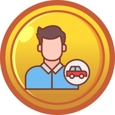 araba sigortası vektör simgesi