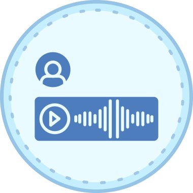 ses simgesi. Web için basit ses vektör simgeleri çizimi