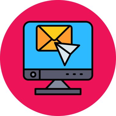 e- posta simgesi vektör illüstrasyonu