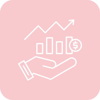 grafik ikonu vektör illüstrasyonu.