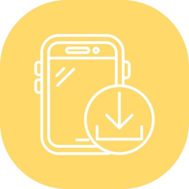 Modern saat simgesinin vektör illüstrasyonu