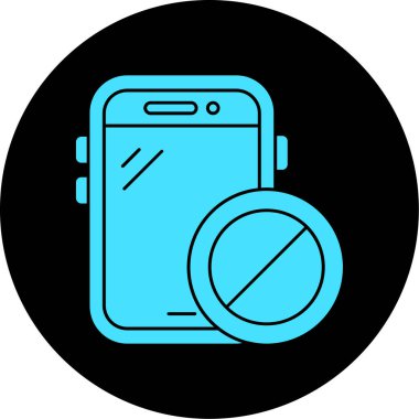 akıllı telefon simgesi vektör illüstrasyonu