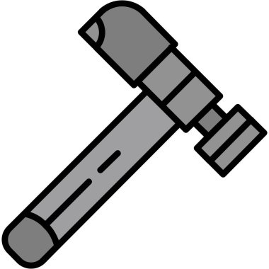 Çekiç simgesi, vektör illüstrasyonu basit tasarım