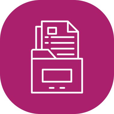 Güzel Yazıcı Kabartma Vektörü Simgesi