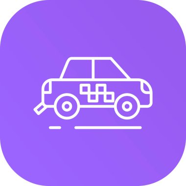 vector illustration of modern b lack icon of transport