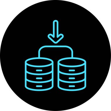 veritabanı simgesi çizimi