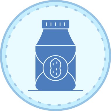 Benzersiz yağ şişesi vektör çizgisi simgesi