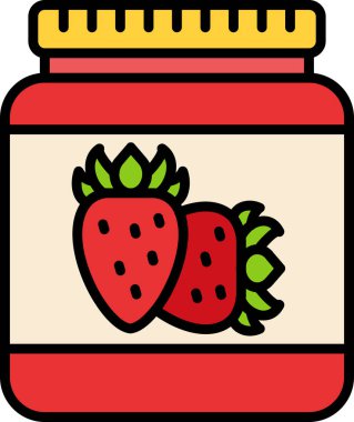 Dosyalanmış özet biçiminde kavanoz kavanozu simgesi