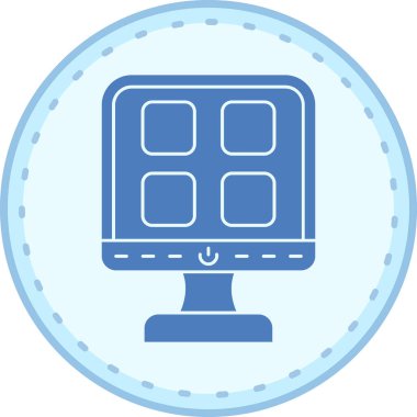 Modern b 'nin vektör illüstrasyonu eksik simgesi