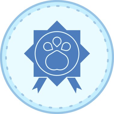 köpek simgesi vektör illüstrasyonu