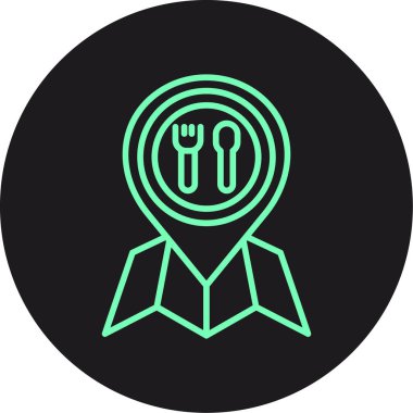 vektör besin simgesi illüstrasyonu