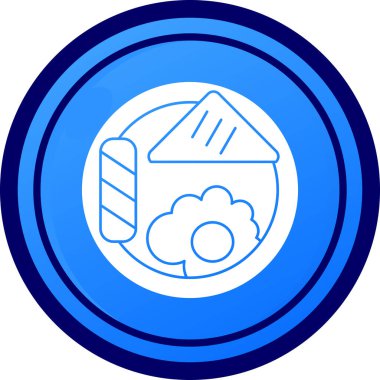 Moda tarzında izole edilmiş bir bulut simgesi