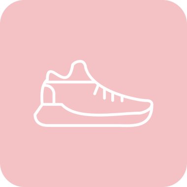 Spor ayakkabılarının vektör çizimi