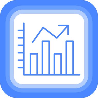 Analizler. Web simgesi basit illüstrasyon