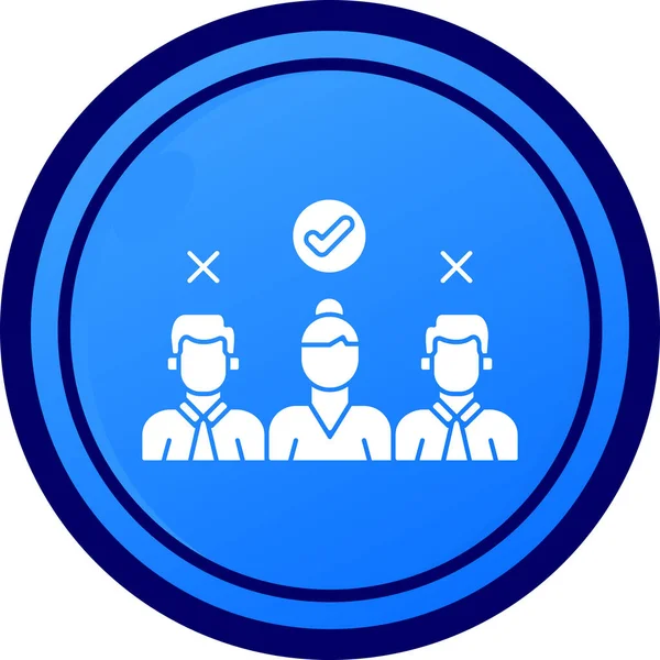 İnsan simgesinin vektör illüstrasyonu