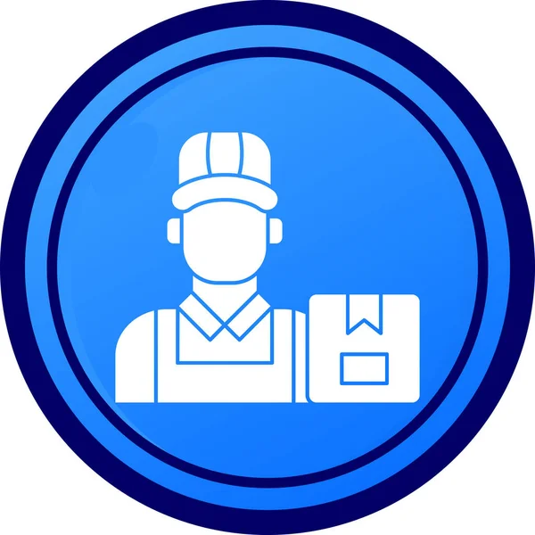 işçi simgesi, vektör illüstrasyonu