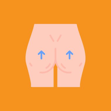 Kadın vücudu, vektör illüstrasyonu