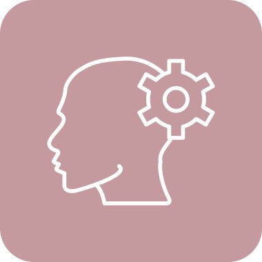 Beyin vitesleri düz kare beyaz renkli yuvarlak düğme