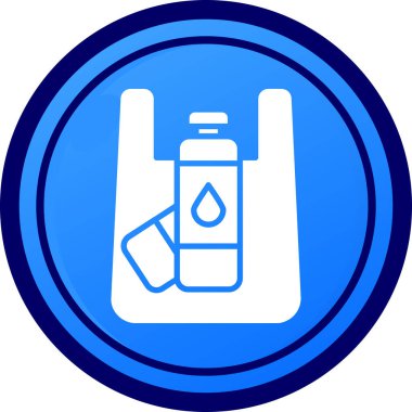 şişe simgesi vektör illüstrasyonu