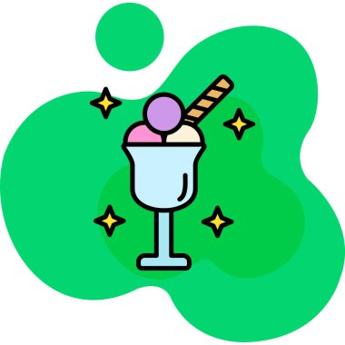 Dondurma. Basit tasarım