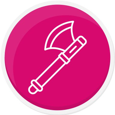 Balta. Web simgesi basit illüstrasyon