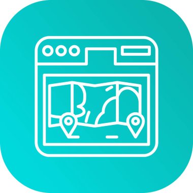 özet vektör illüstrasyon simgesi