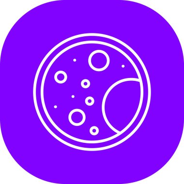 Ay simgesinin vektör illüstrasyonu