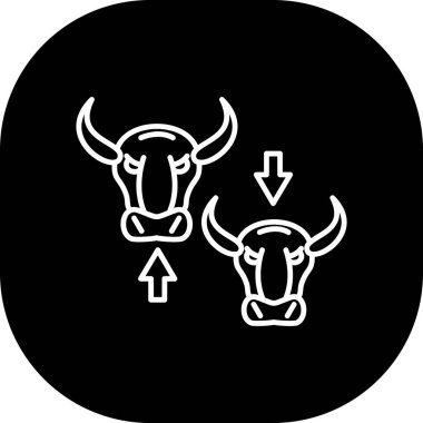 inek vektör düz simge