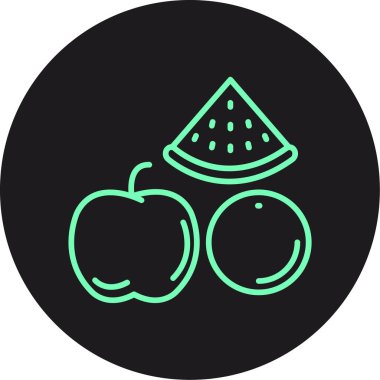 Gıda simgesinin vektör illüstrasyonu