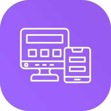 Taşınabilir vektör illüstrasyonu için web tasarımı renk simgesi