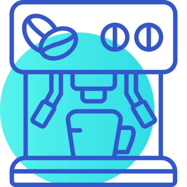 robot ikon vektör illüstrasyonu