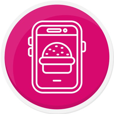 Gıda simgesinin vektör illüstrasyonu