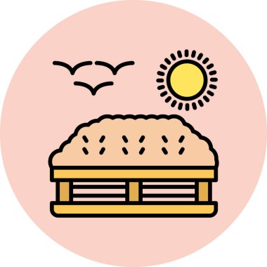 Bir karikatürün vektör çizimi ve beyaz arkaplan