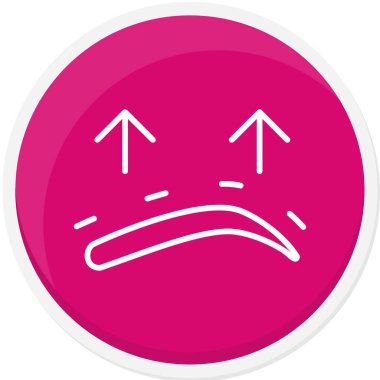 emoji. Web simgesi basit illüstrasyon