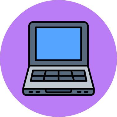 Bilgisayar. Web simgesi basit illüstrasyon