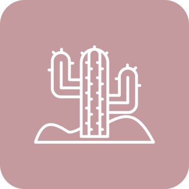 Kaktüs. Kaktüs, kaktüs, kaktüs, kaktüs, sulu, kaktüs, kaktüs. Kaktüs ikon vektörü. Ev dekorasyonu için kaktüs simgesi