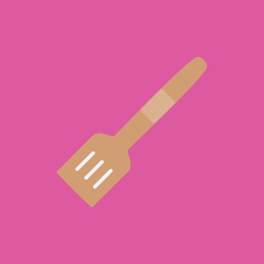 Gölge simgesi ve mobil uygulama fırçası olan düz