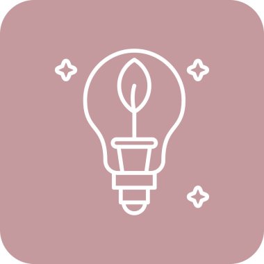 ampul simgesi vektör illüstrasyonu