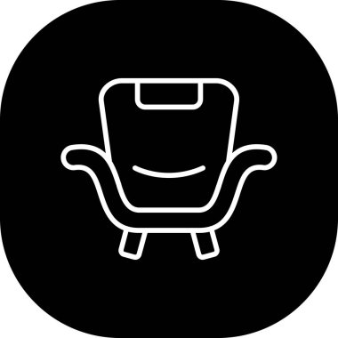 Vektör Koltuğu Simgesi illüstrasyonu