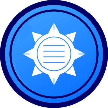 yıldız simgesi çizimi izole edildi