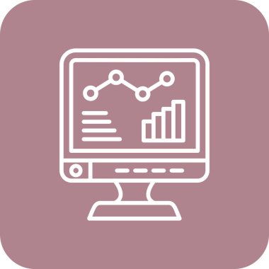 seo modern simgesinin vektör illüstrasyonu