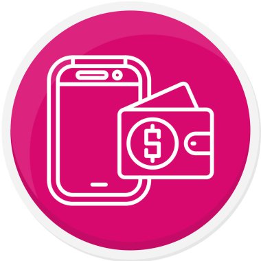 para simgesi vektör illüstrasyonu