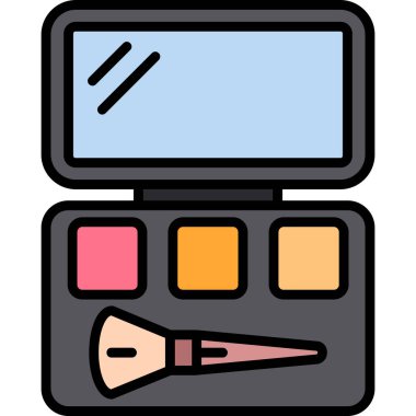 Makyaj fırça vektör simgesi