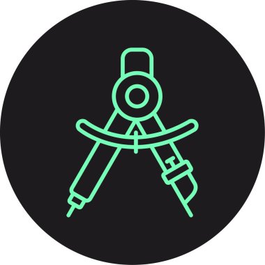 Modern b 'nin vektör çizimi testere simgesinden yoksun