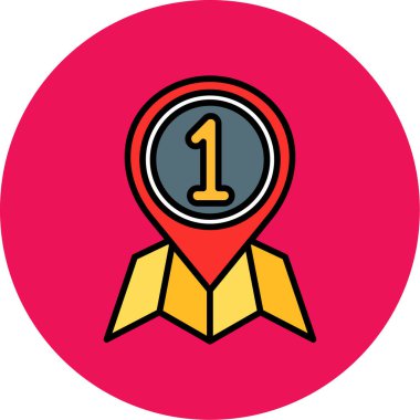 ödül simgesi vektör illüstrasyonu